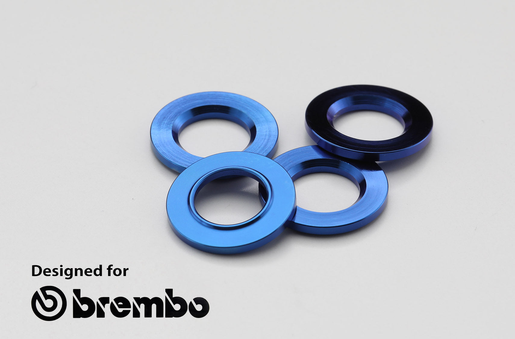 AELLA Titanium Washers for Brembo Radial Mount Calipers