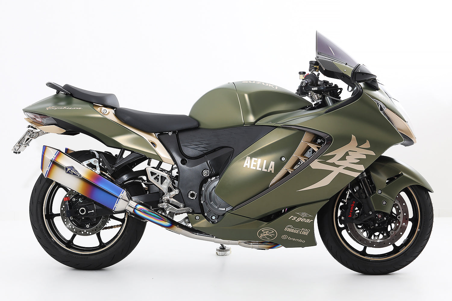 AELLA Rearsets for Suzuki Hayabusa