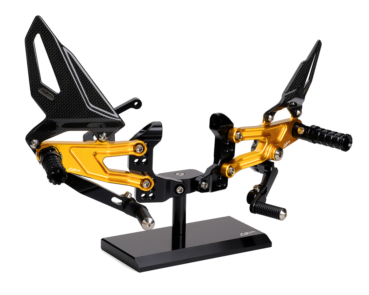 AEM Factory Adjustable Rearsets for Panigale V4