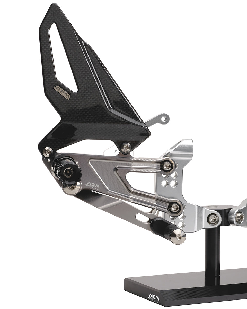 AEM Factory Adjustable Rearsets for Panigale V4