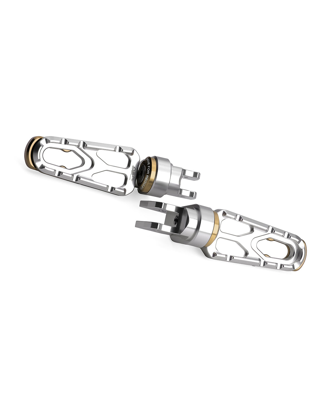 AEM Factory Adjustable Footpegs Kit "Touring" for Ducati Diavel V4 / Multistrada V4 / Hypermotard 698 Mono