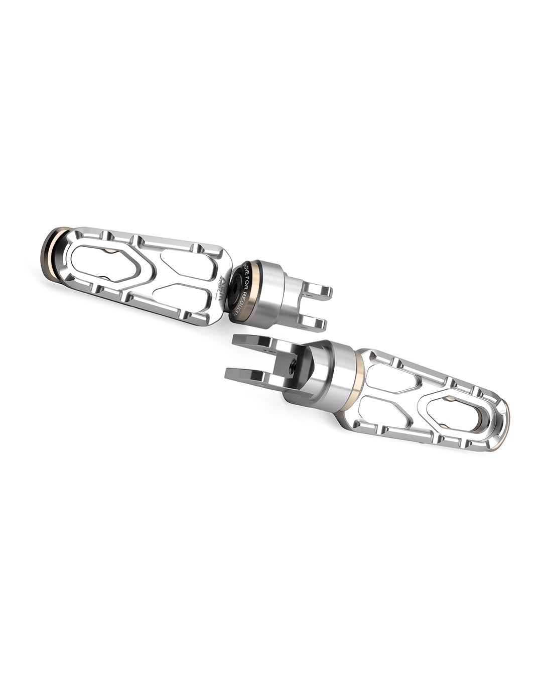 AEM Factory Adjustable Footpegs Kit "Touring" for Ducati Diavel V4 / Multistrada V4 / Hypermotard 698 Mono