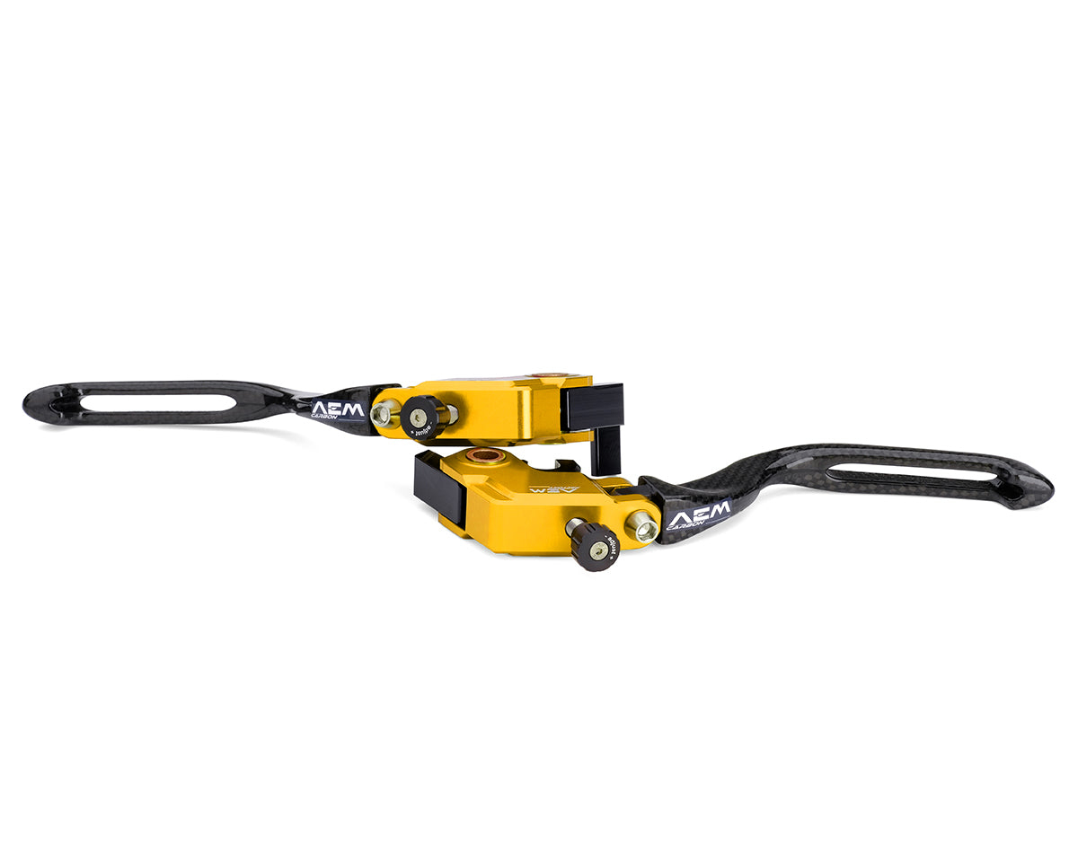 AEM Brake / Clutch Carbon Fiber Levers "Carbon Touch" for OEM