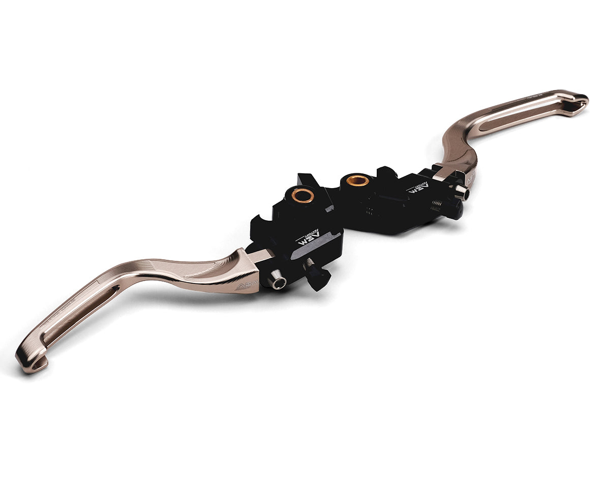 AEM Brake / Clutch Levers "Alu Touch" for Brembo OEM Radial MC