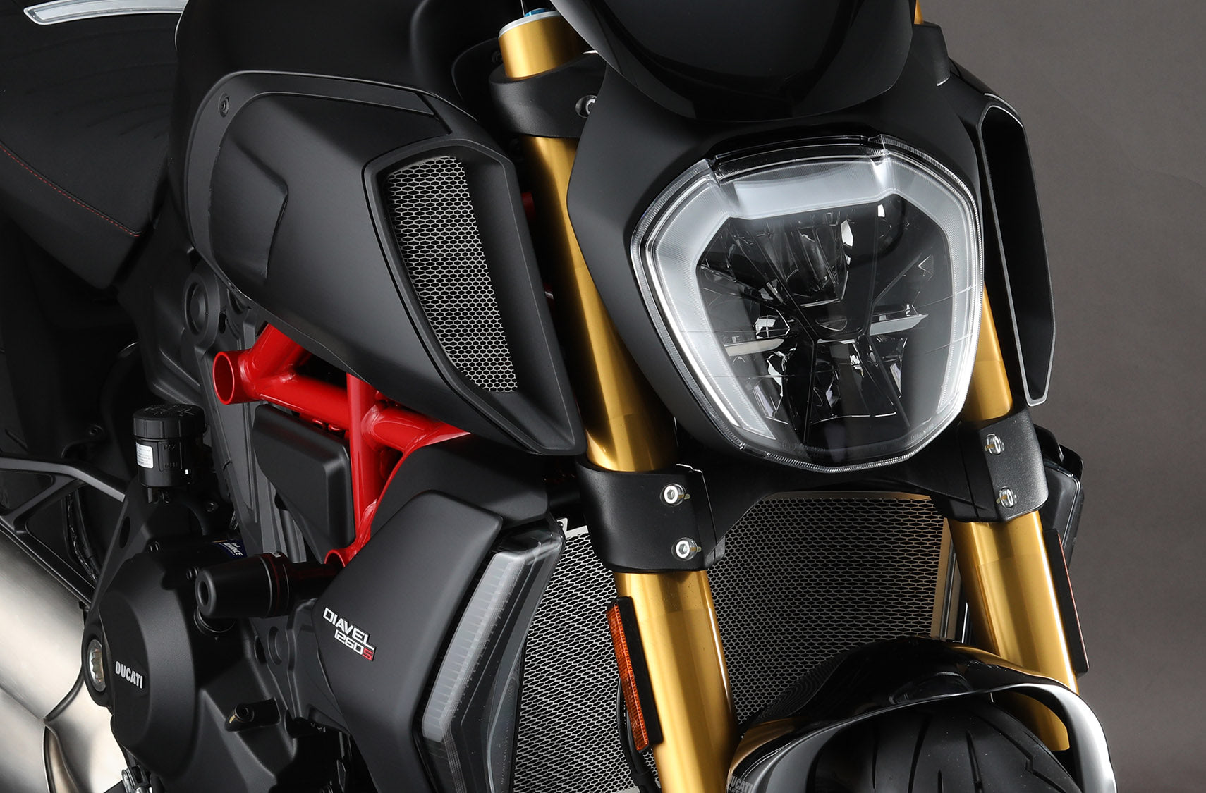 AELLA Radiator, Oil Cooler and Air Intake Guards Set for Diavel 1260