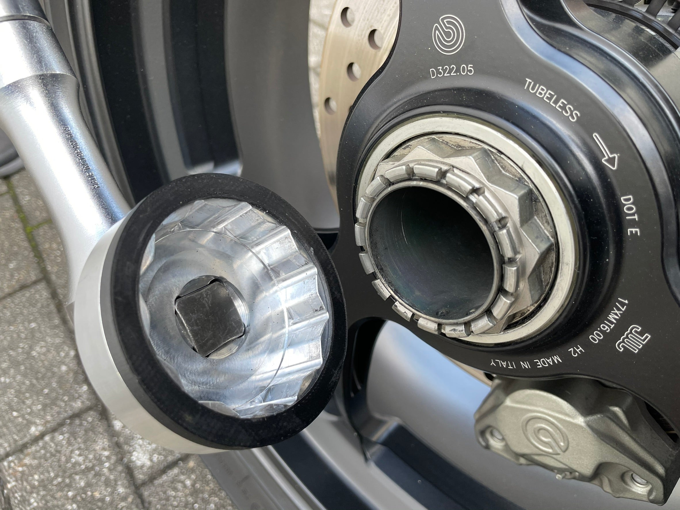 AELLA Rear Hub 55mm Socket 1/2in for Ducati