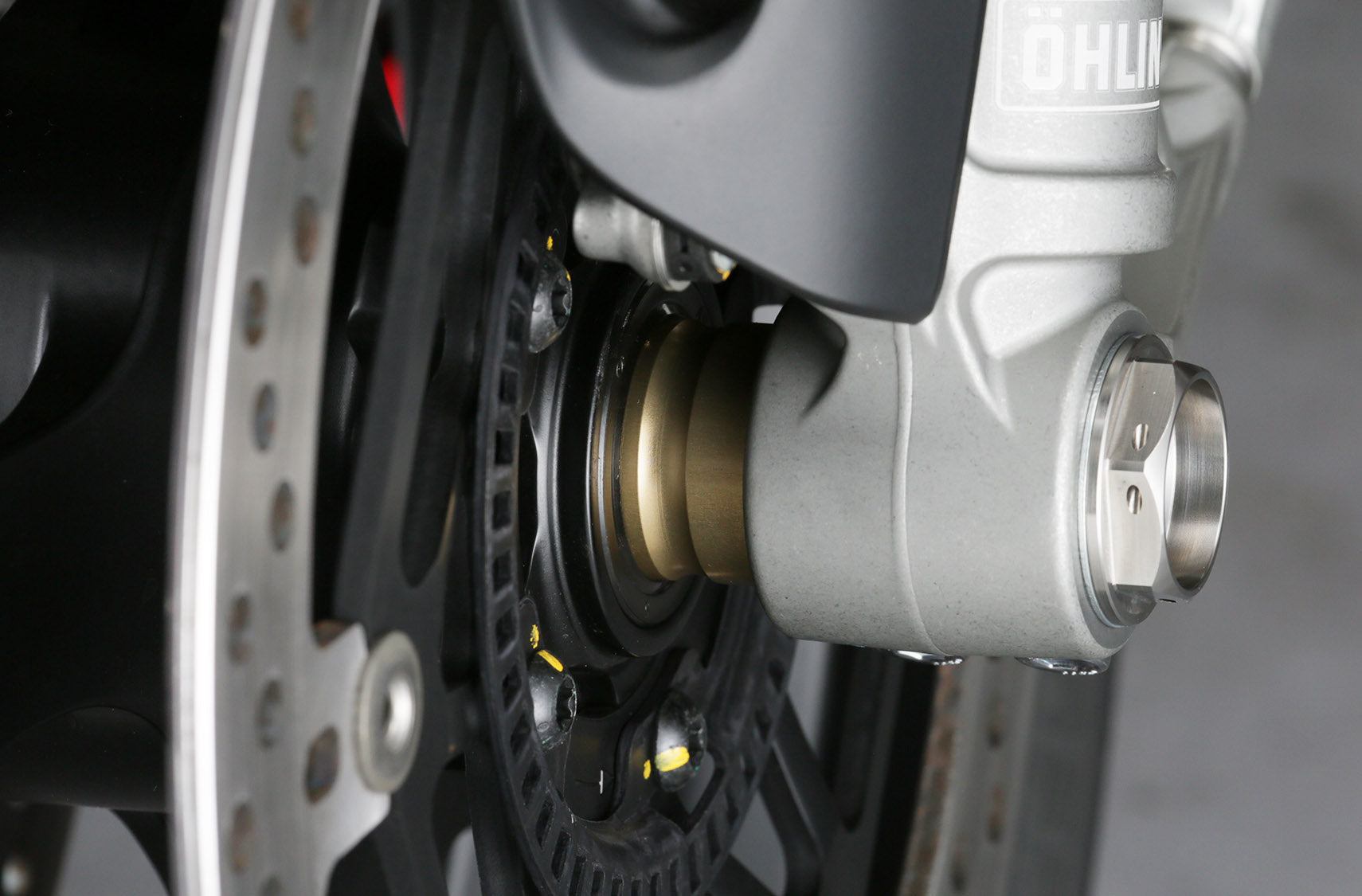 AELLA Performance Front Axle Spacers for Ducati
