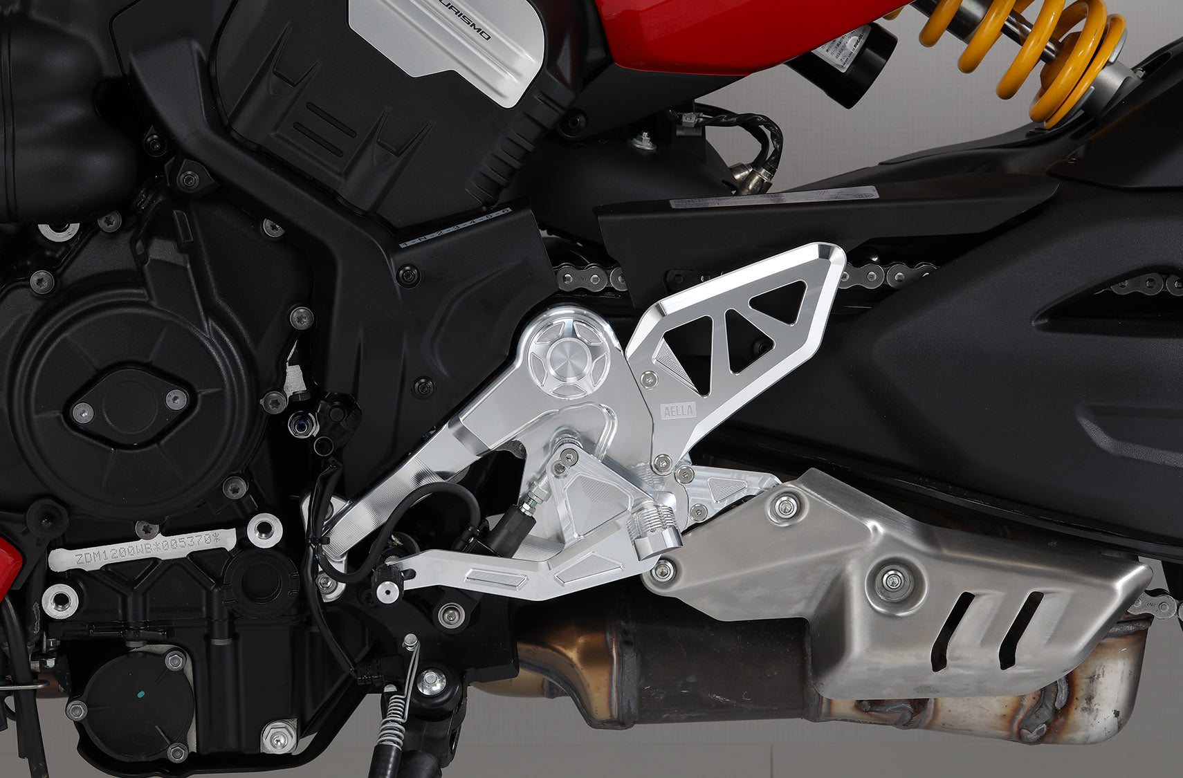 AELLA Rearsets for Ducati Diavel V4