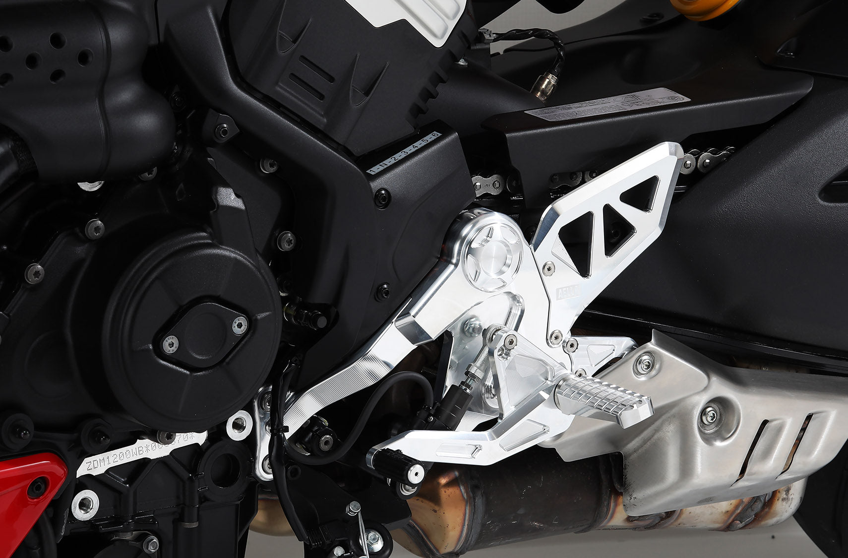 AELLA Rearsets for Ducati Diavel V4