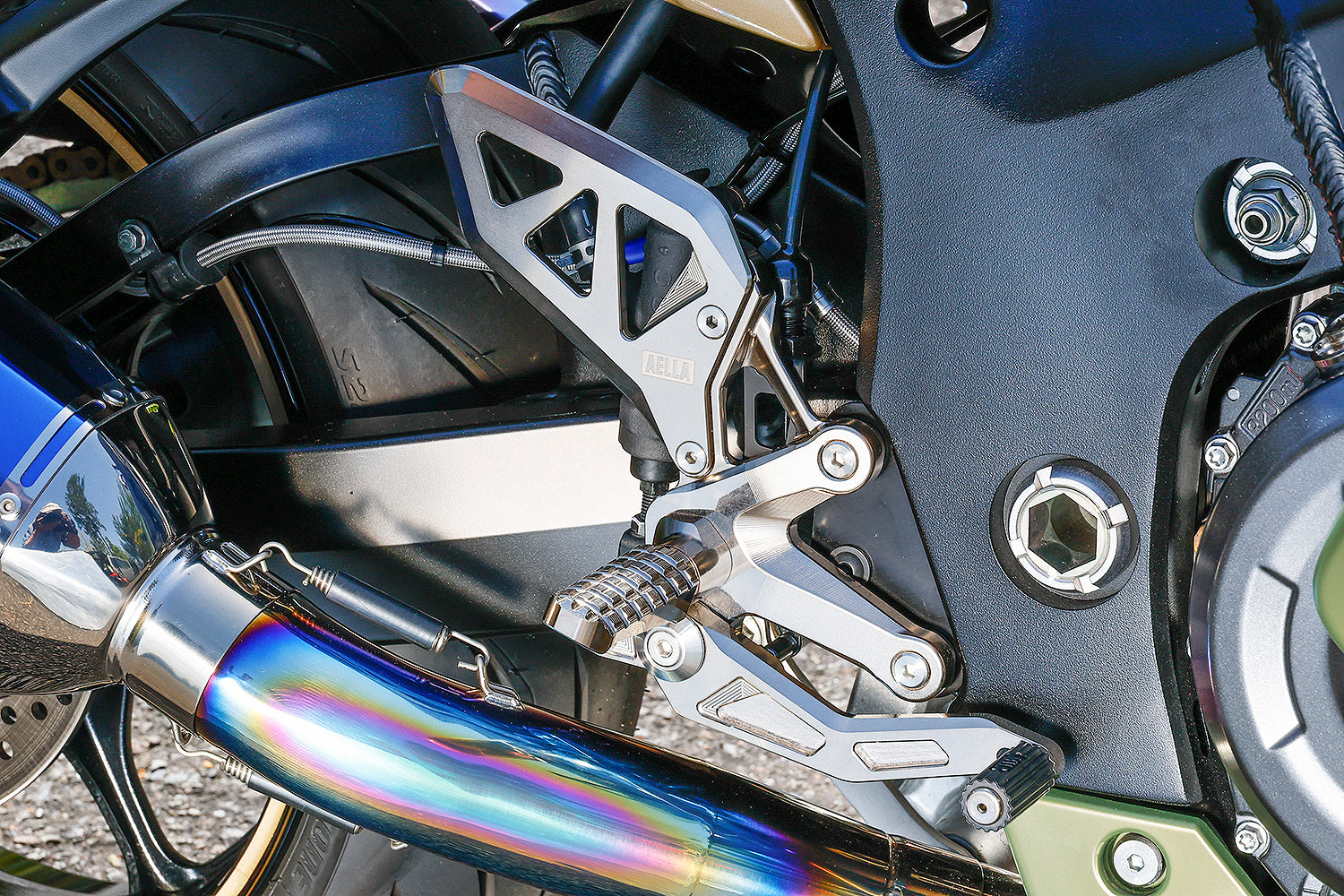 AELLA Rearsets for Suzuki Hayabusa