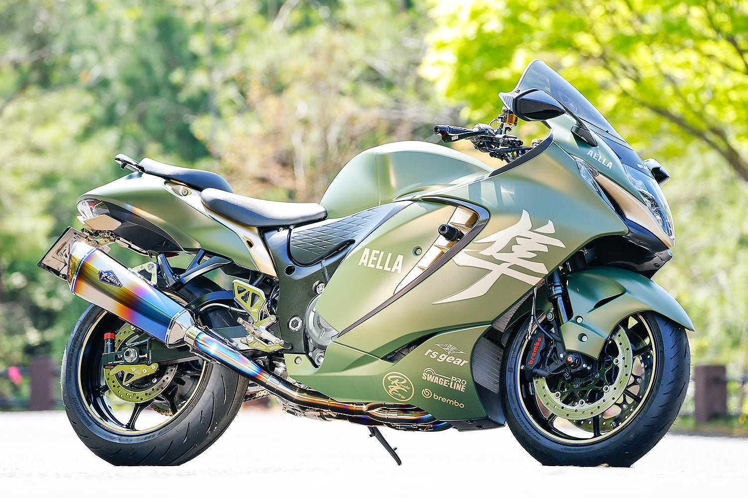 AELLA Rearsets for Suzuki Hayabusa