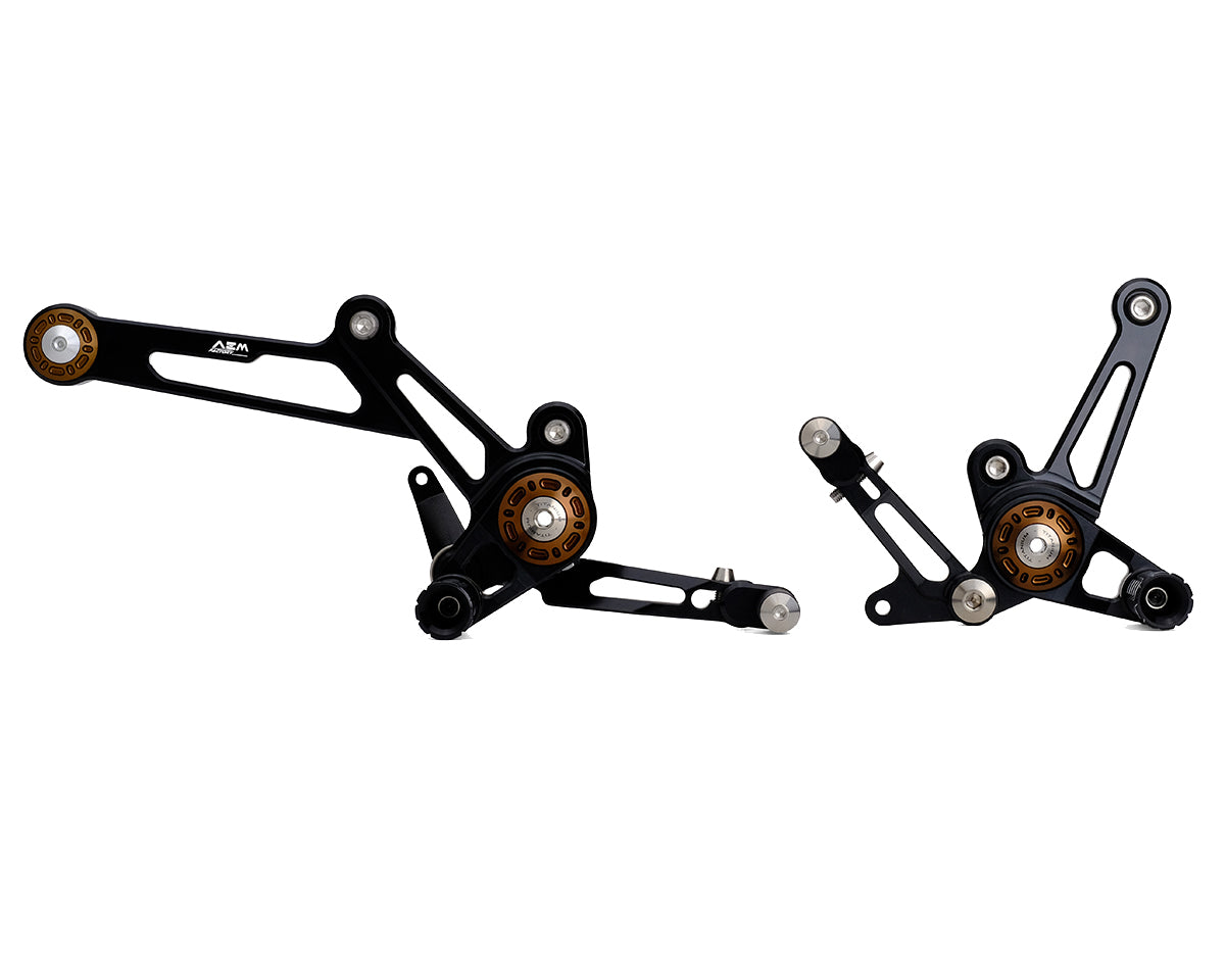 AEM Adjustable Rearsets for Diavel 1200