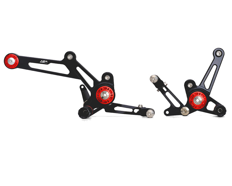 AEM Adjustable Rearsets for Diavel 1200