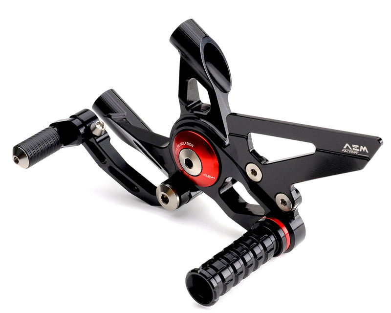 AEM Adjustable Rearsets for 2 Cylinders Panigale