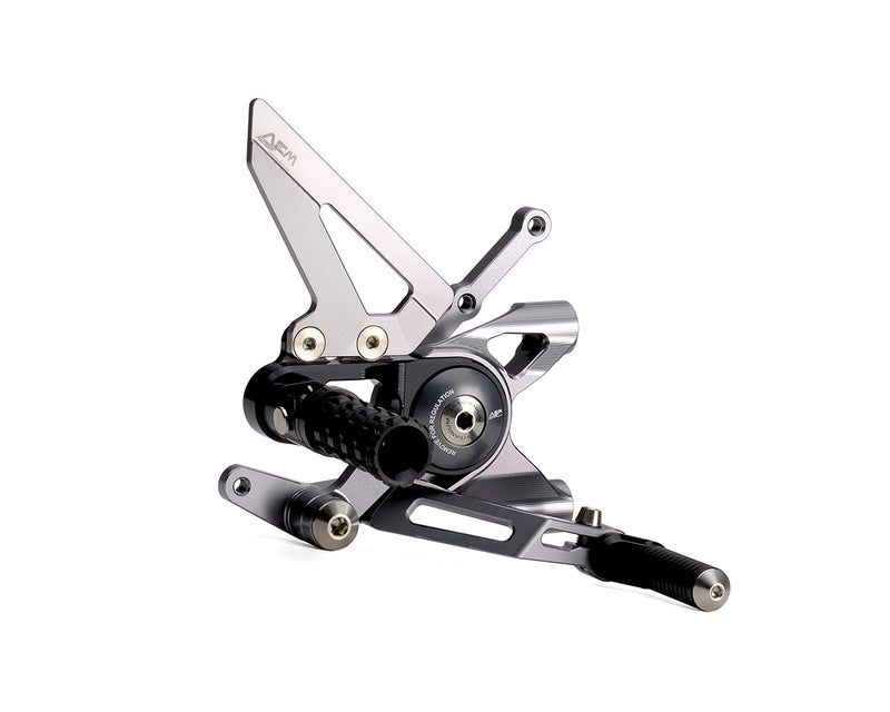 AEM Adjustable Rearsets for 2 Cylinders Panigale