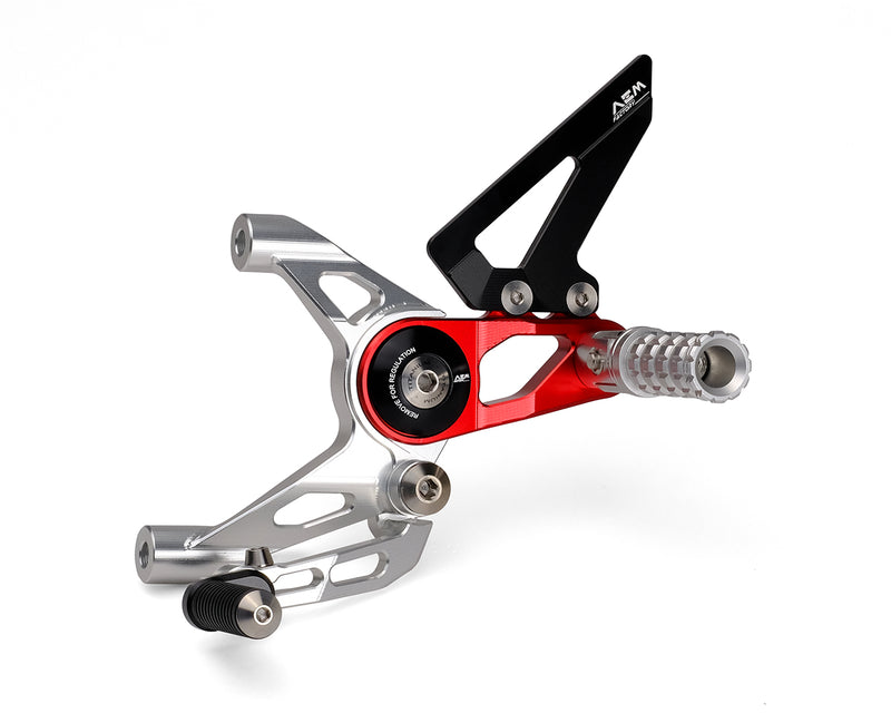 AEM Adjustable Rearsets for 2 Cylinders Panigale