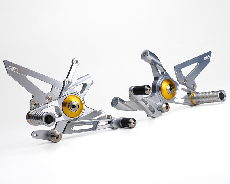 AEM Adjustable Rearsets for 2 Cylinders Panigale