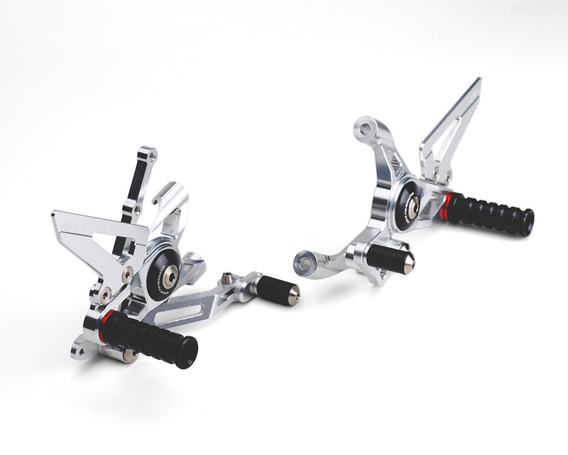 AEM Adjustable Rearsets for 2 Cylinders Panigale