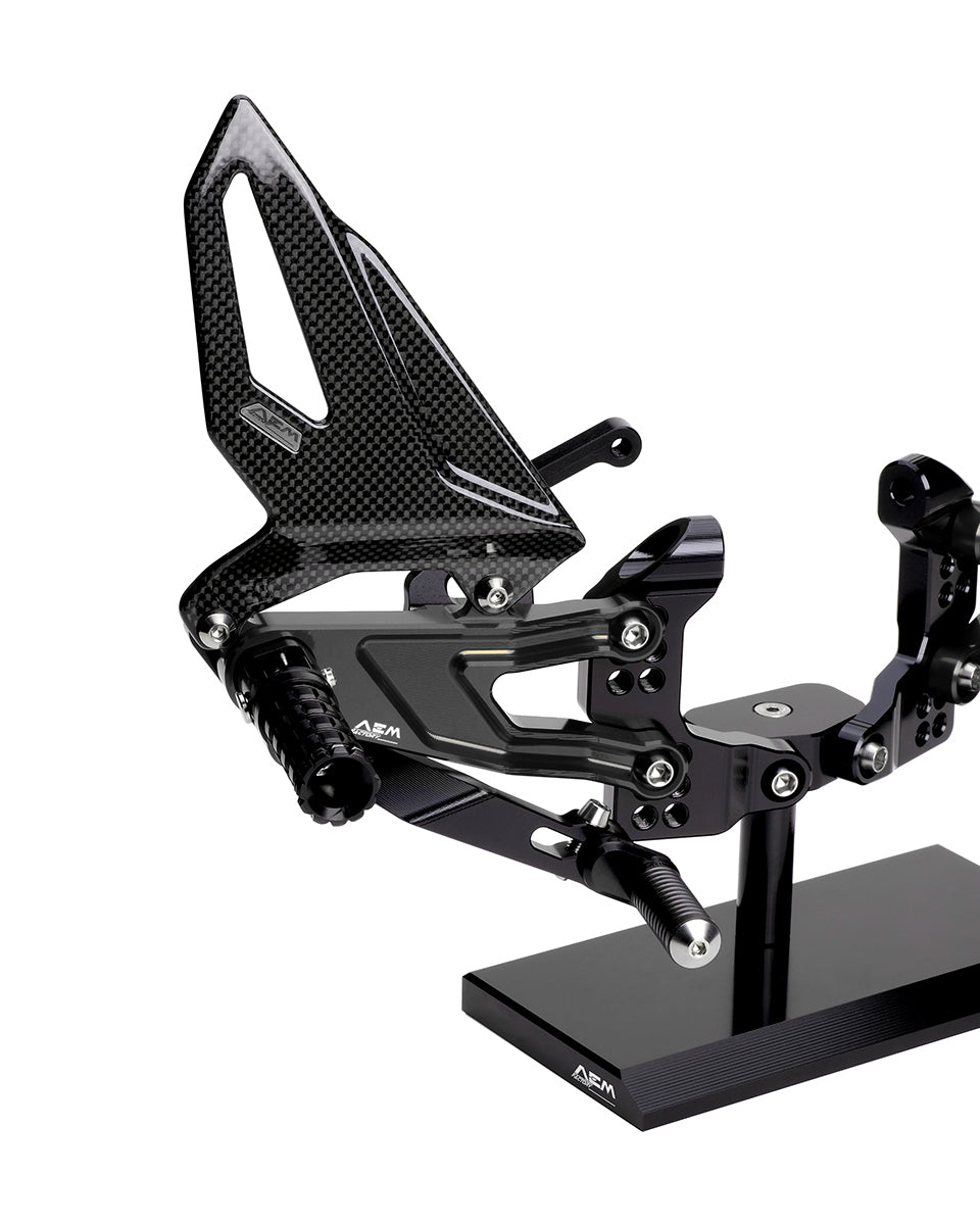 AEM Factory Adjustable Rearsets for Panigale V4