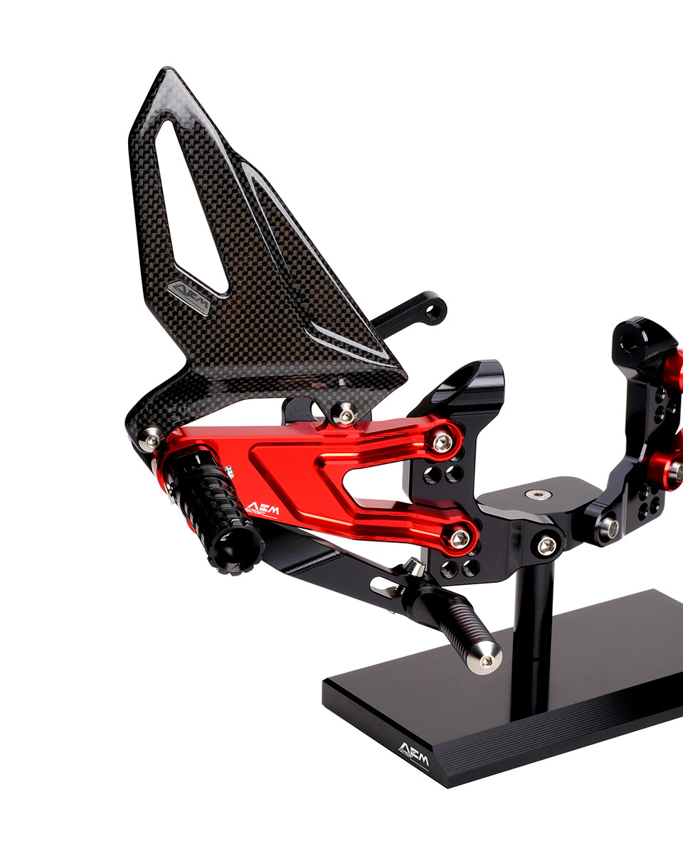 AEM Factory Adjustable Rearsets for Panigale V4