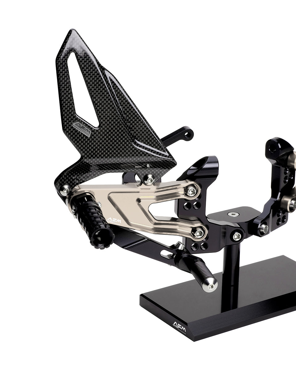AEM Factory Adjustable Rearsets for Panigale V4