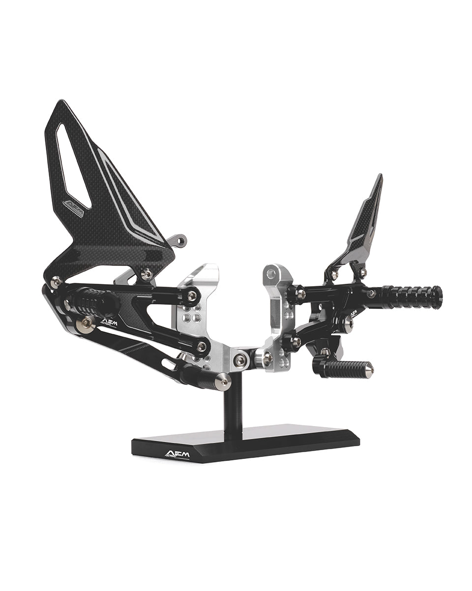 AEM Factory Adjustable Rearsets for Panigale V4