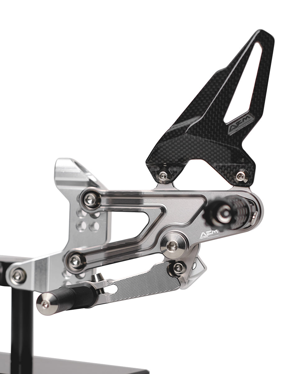 AEM Factory Adjustable Rearsets for Panigale V4