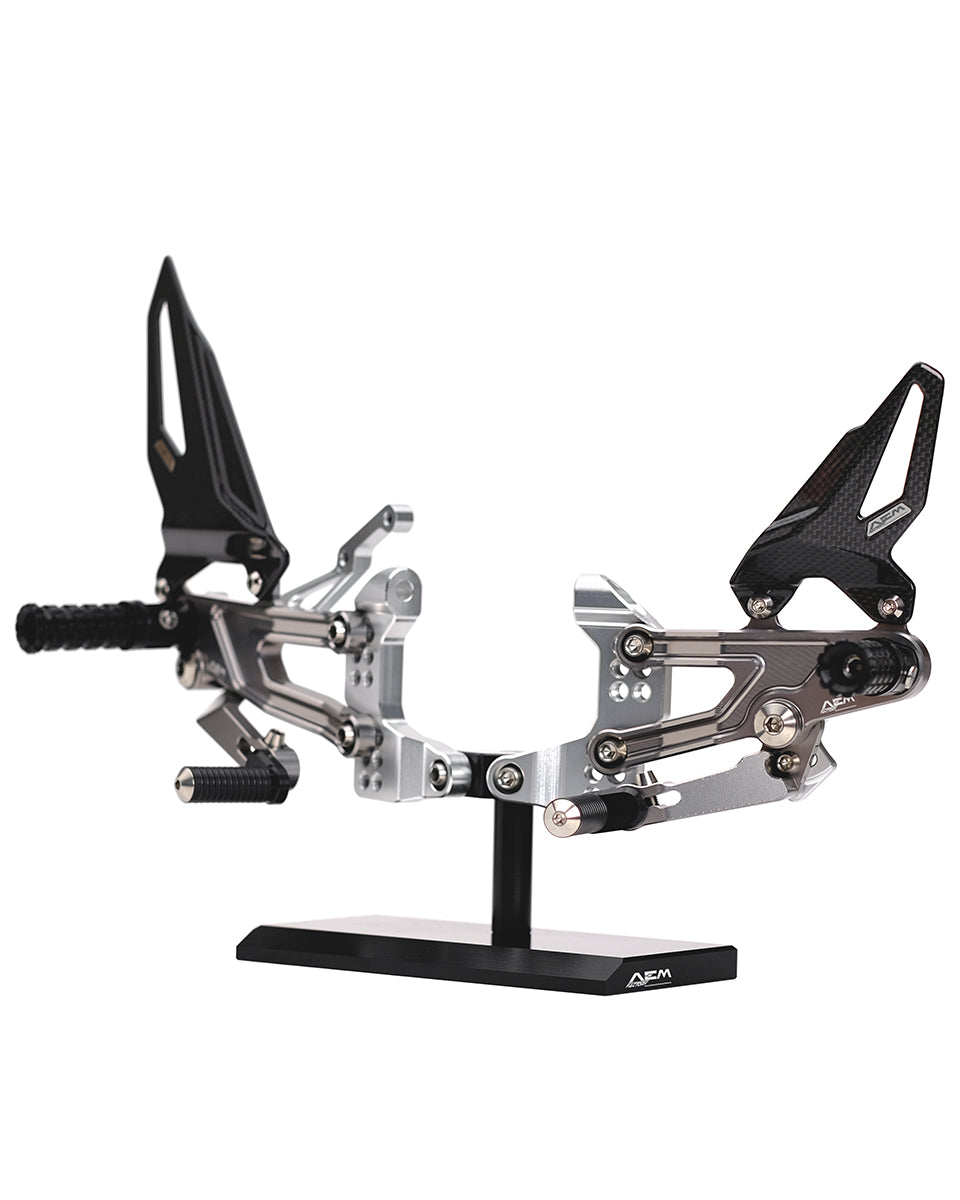 AEM Factory Adjustable Rearsets for Panigale V4