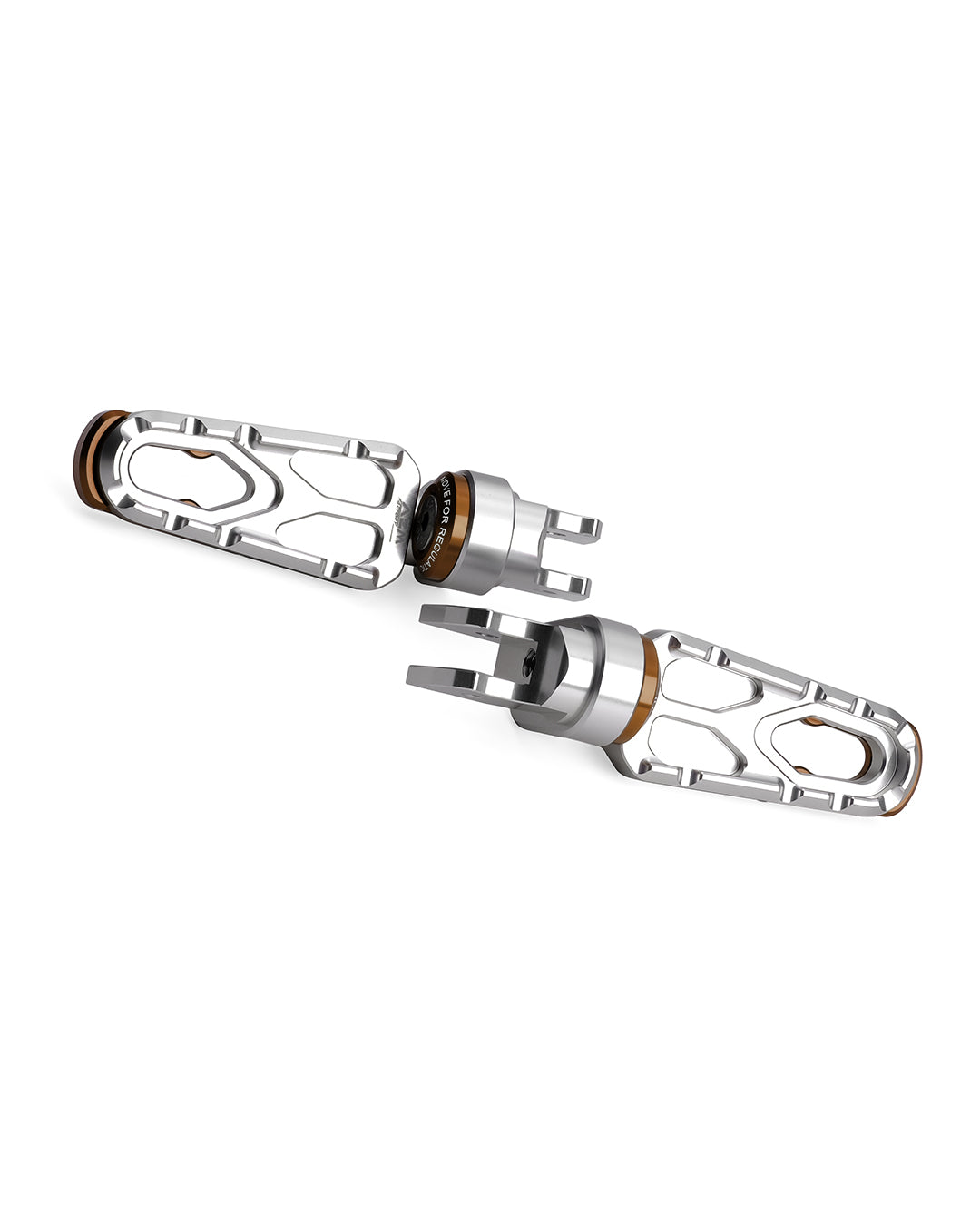 AEM Factory Adjustable Footpegs Kit "Touring" for Ducati Diavel V4 / Multistrada V4 / Hypermotard 698 Mono