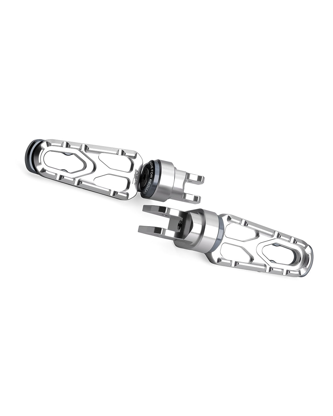 AEM Factory Adjustable Footpegs Kit "Touring" for Ducati Diavel V4 / Multistrada V4 / Hypermotard 698 Mono