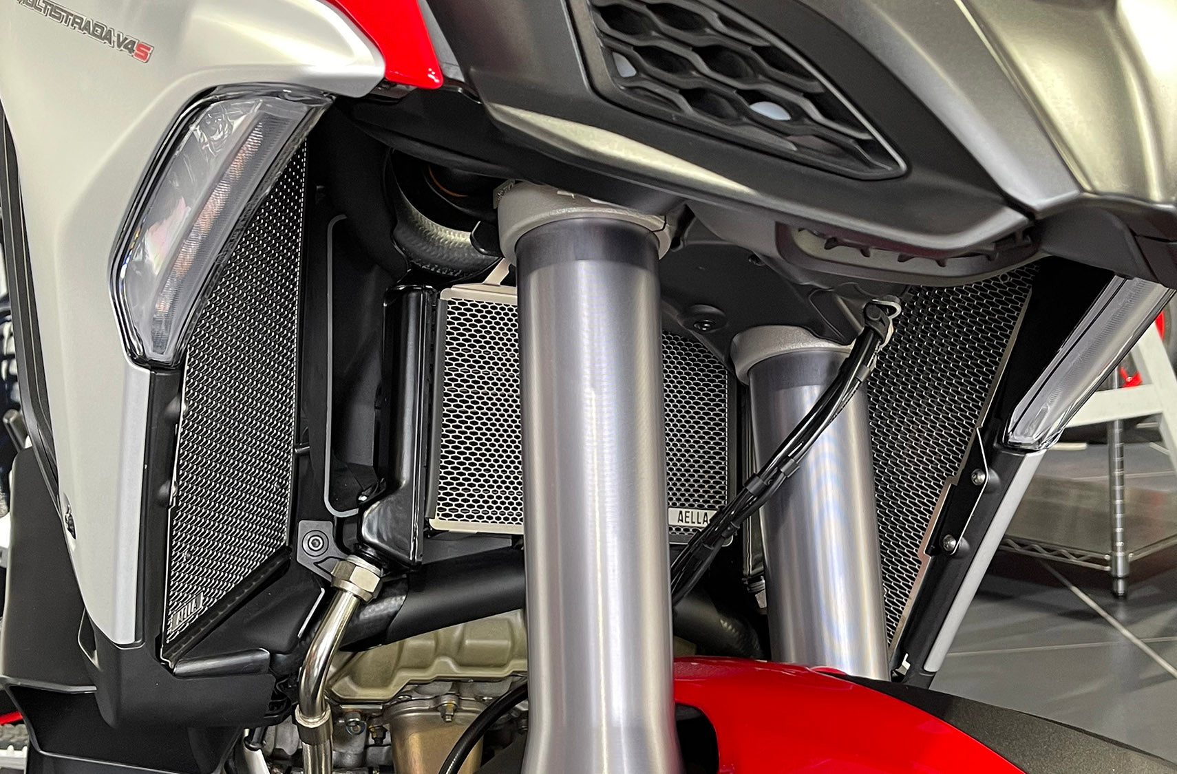 AELLA Radiator & Oil Cooler Guards for Ducati Multistrada V4