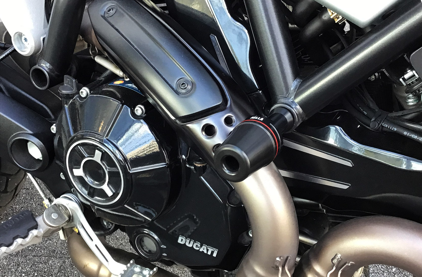 AELLA Frame Sliders for Ducati Scrambler 1100